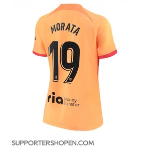 Atletico Madrid Alvaro Morata #19 Tredje Matchtröja Dam 2022-23 Kortärmad